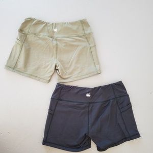 2 Pairs Senita Work Out Spanks! Size Medium